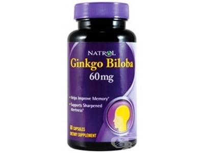 GINKGO BILOBA 60 mg. 60 capsules